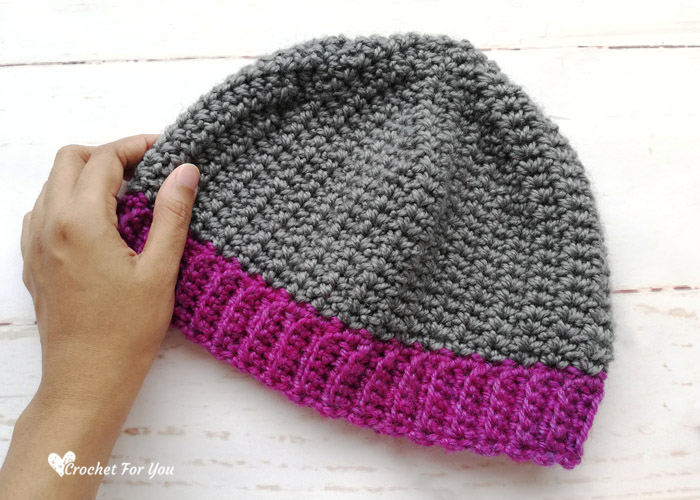 Crochet Spider Stitch Beanie Free Pattern