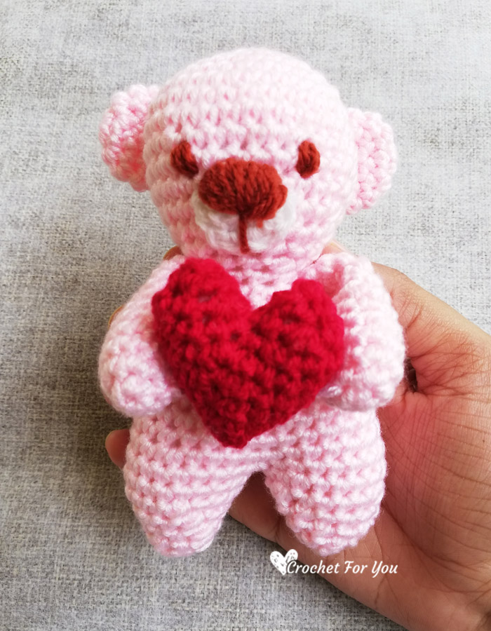 Valentine Bear Crochet Pattern