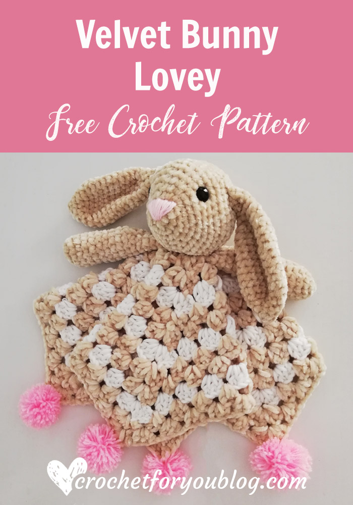 Velvet Bunny Lovey Free Crochet Pattern