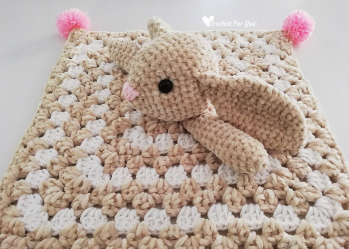 Crochet Velvet Bunny Lovey Free Pattern