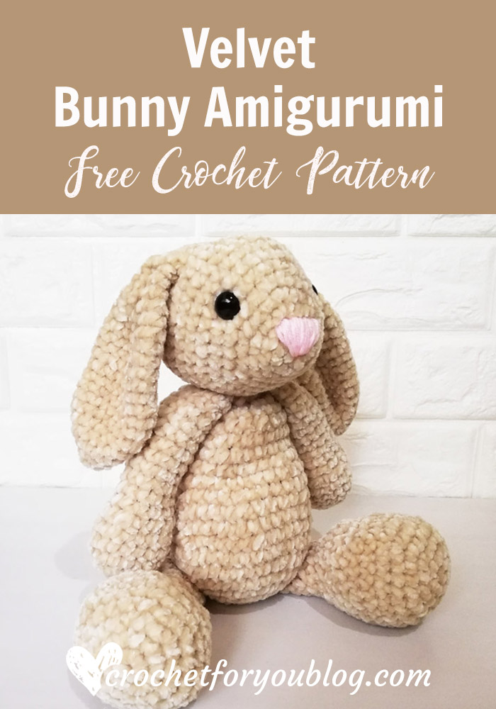 Velvet Bunny Amigurumi Free Crochet Pattern