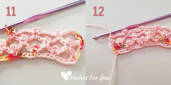 How to Crochet Picot Trellis Stitch 