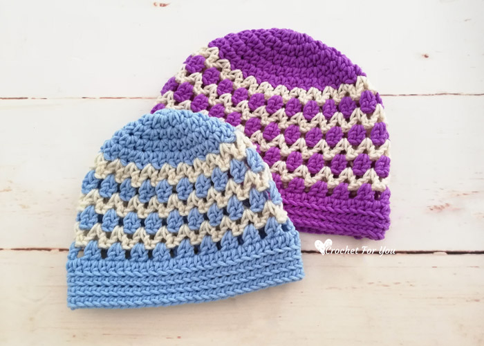 Spring & Summer Lace Beanie Free Crochet Pattern