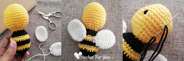 Little Bumble Bee Amigurumi Free Crochet Pattern