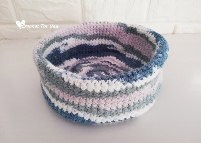 T-Shirt Yarn Crochet Nesting Basket Free Patterns  Yarn projects crochet,  Crochet basket pattern free, Crochet yarn