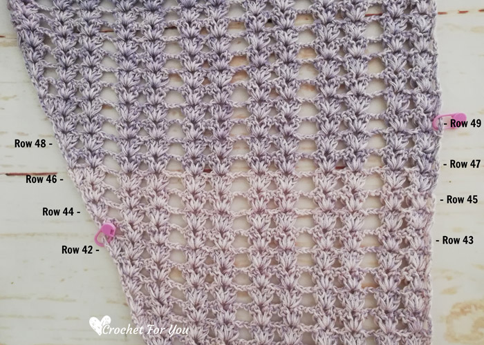 Crochet Shell & Lace Shawl Free Pattern
