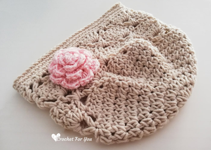 Crochet Vintage Lace Beanie Free Pattern