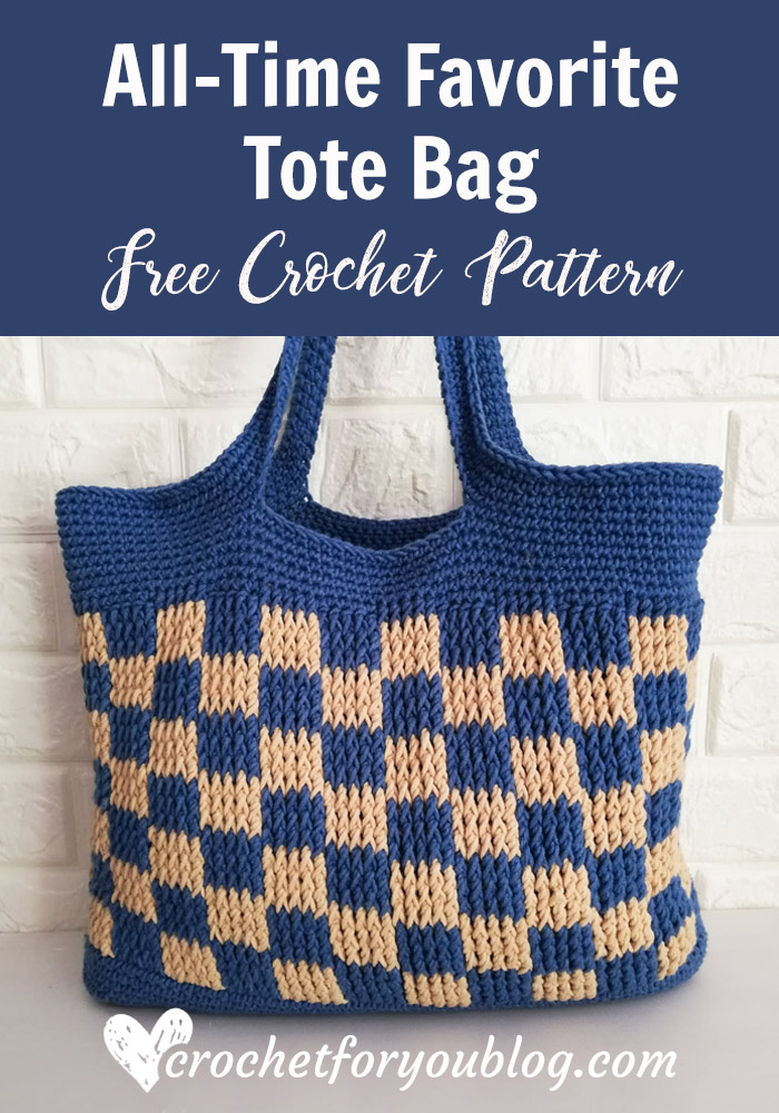 LIMITED EDITION: Checkered Tote Bag - Horizontal