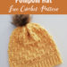 Crochet Bobble Drops Pompom Hat Free Pattern