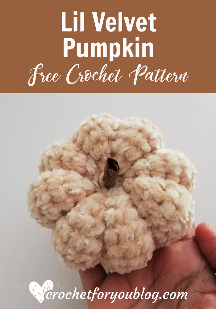 Crochet Lil Velvet Pumpkin Free Pattern