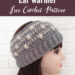 Crochet Snowy Bobble Drops Ear warmer Pattern