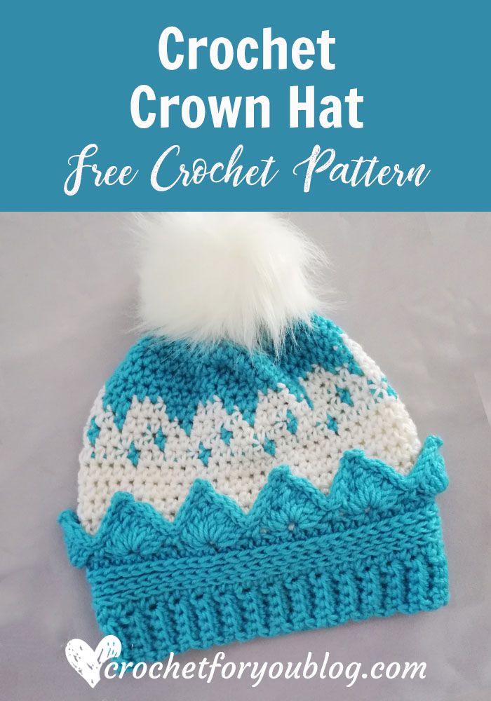 Crochet Crown Hat Free Pattern
