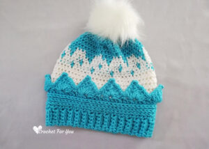 Crochet Crown Hat Free Pattern