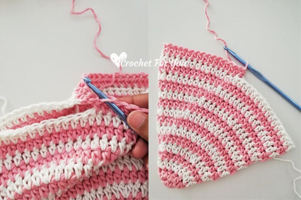 Crochet Heart Potholder