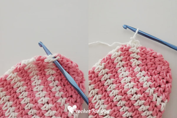 Crochet Heart Potholder