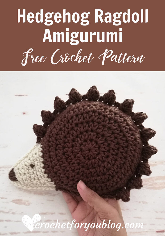 Crochet Hedgehog Ragdoll Amigurumi Pattern