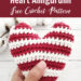 Crochet Striped Heart Amigurumi