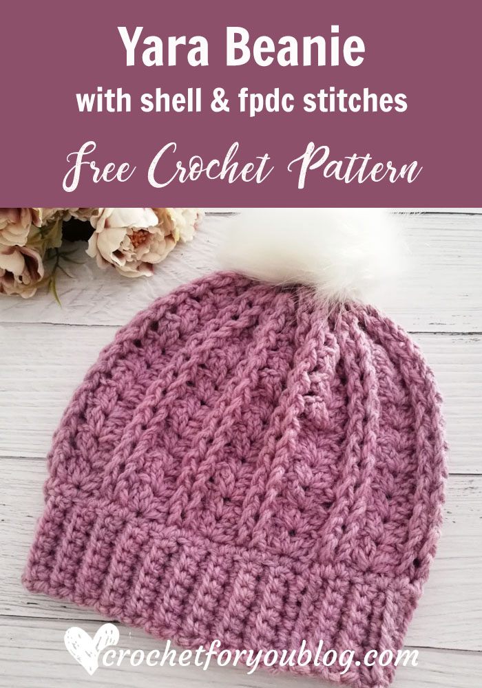 Crochet Yara Beanie Free Pattern