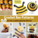 Crochet Bee Patterns - 10 free crochet pattern link list