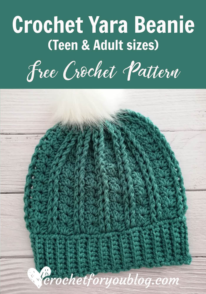 Crochet Yara Beanie - Teen & Adult sizes