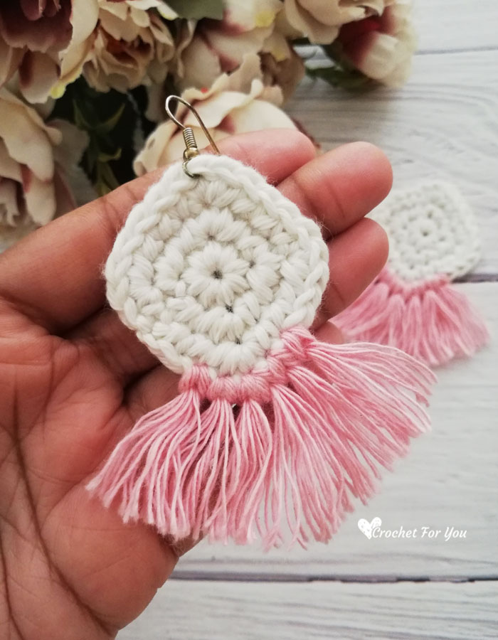 Crochet Boho Style Earrings Free Pattern