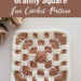 Crochet Checkerboard Granny Square Free Pattern