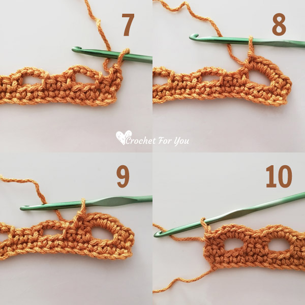 How to Crochet Honeycomb Trellis Stitch