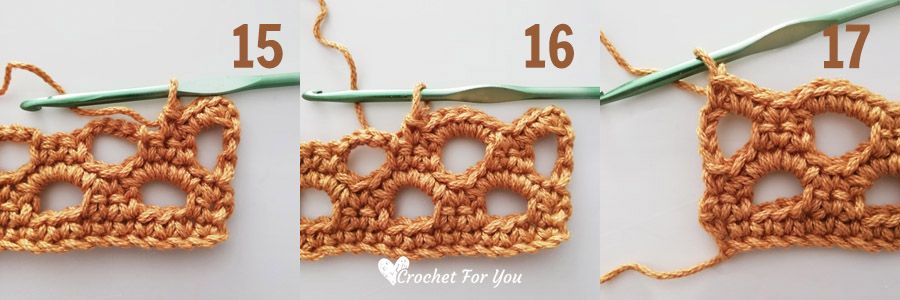 How to Crochet Honeycomb Trellis Stitch