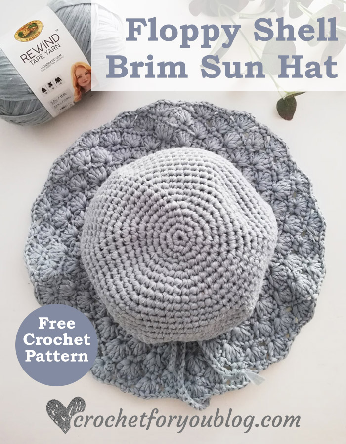 Floppy Shell Brim Sun Hat