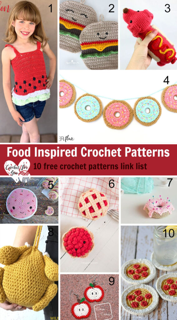 Food Inspired Crochet Patterns