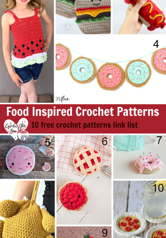 Food Inspired Crochet Patterns