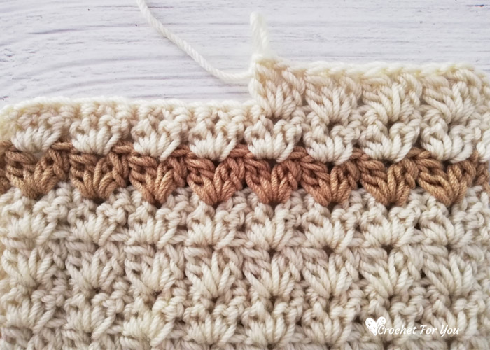 How To Crochet V-stitch For Beginners - MyCrochetory