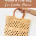 Honeycomb Trellis Modern Tote Bag