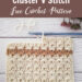 Crochet Cluster V Stitch Tutorial
