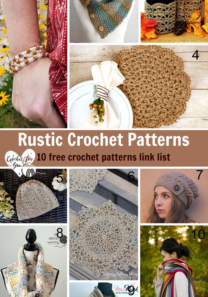 Rustic Crochet Patterns Link List