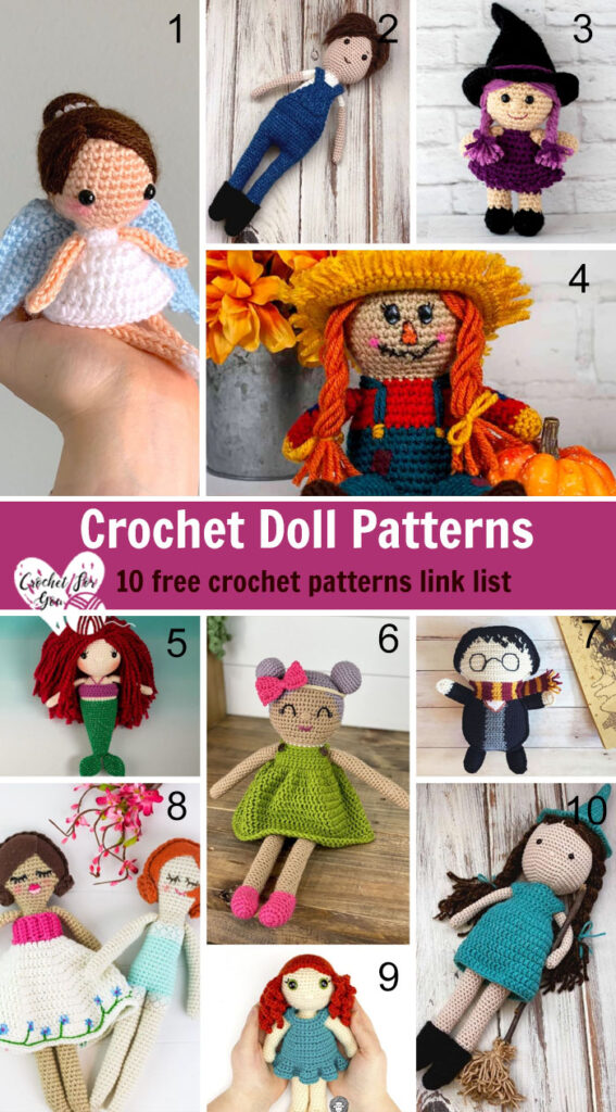 10 free pattern links for doll