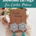 Crochet Snowflake Earrings