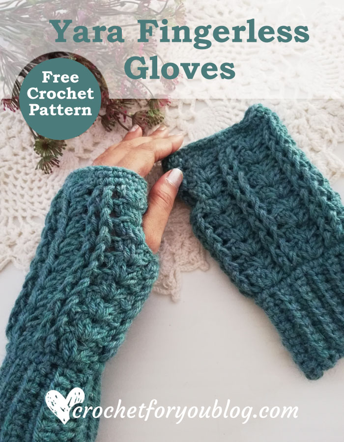 Crochet Fingerless Gloves Free Pattern