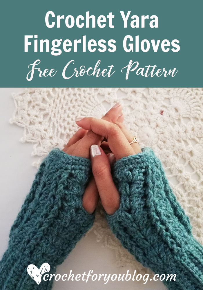 Crochet Fingerless Gloves Free Pattern