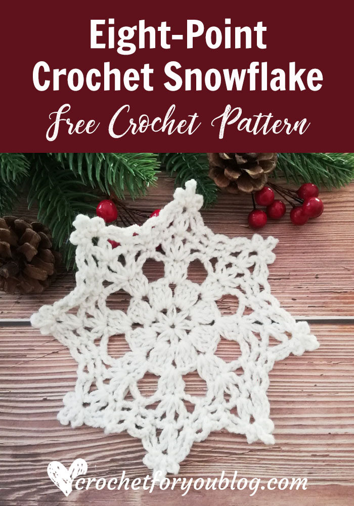 Eight-Point Crochet Snowflake