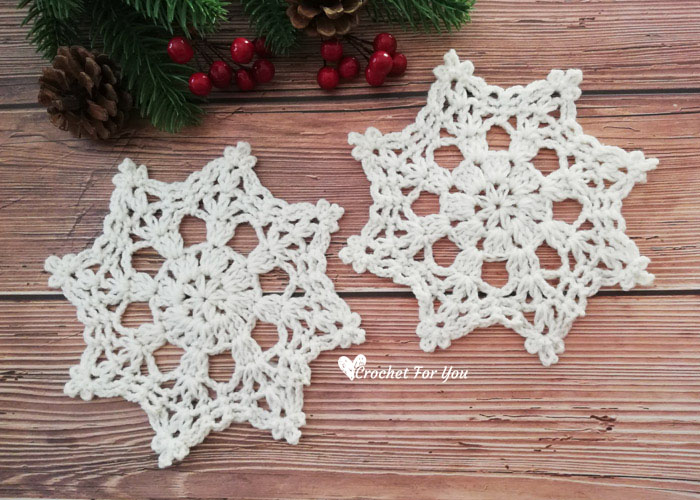 Eight-Point Crochet Snowflake