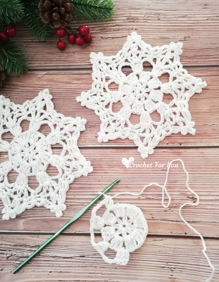 Eight-Point Crochet Snowflake