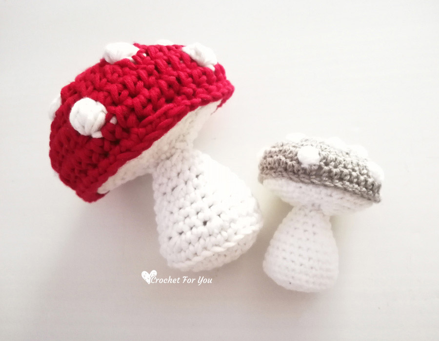 Crochet Mushroom Free Pattern