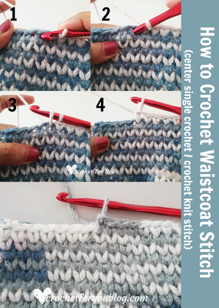 Crochet Waistcoat Stitch