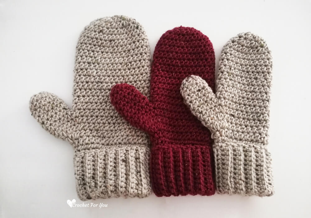 Crochet Pattern  November Mittens