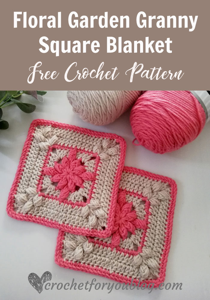 Floral Garden Granny Square Blanket Part 2