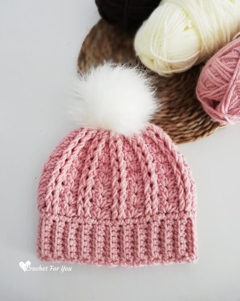 Crochet Yara Baby Beanie Free Pattern