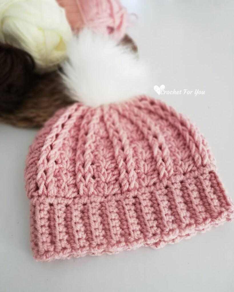 Crochet Yara Baby Beanie Free Pattern