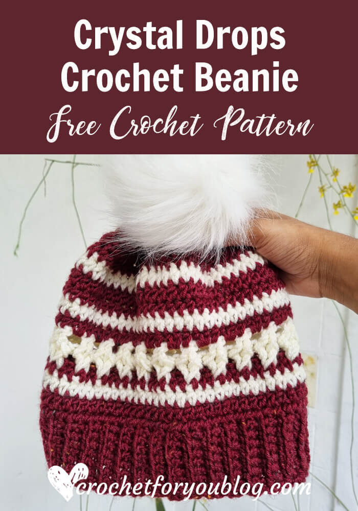 Crystal Drops Beanie Free Pattern