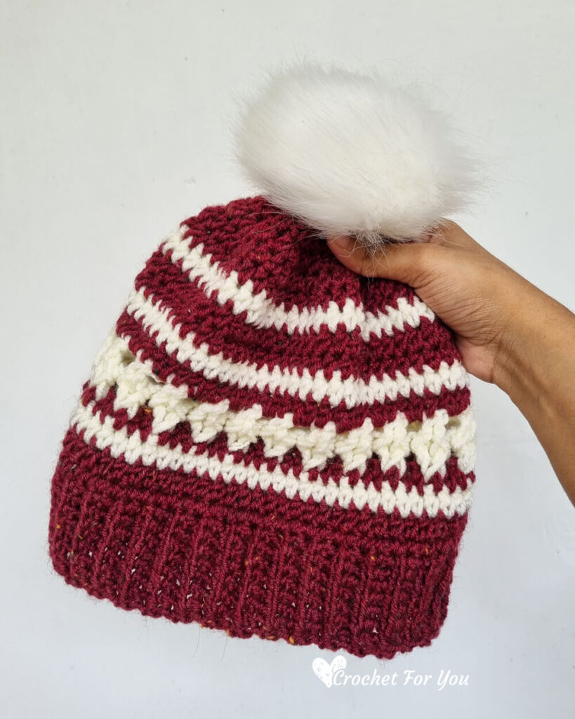 Crystal Drops Beanie Free Pattern